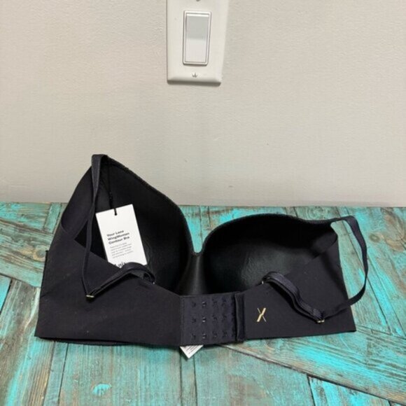 Knix Lace Wingwomen Contour Bra Black Size 8 Fits 40D, 42D, 40DD, 42DD, 40E NWT - Picture 4 of 5